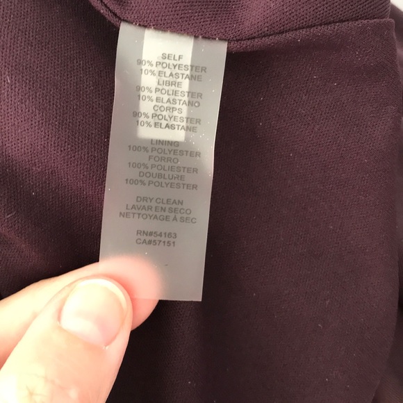 Vince Camuto Velvet Floor-Length Gown Size 6P - Picture 5 of 5